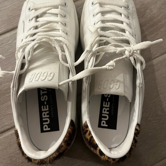 ~ GOLDEN GOOSE ~ Pure Star Low-Top Sneakers Size 9 - Picture 5 of 9